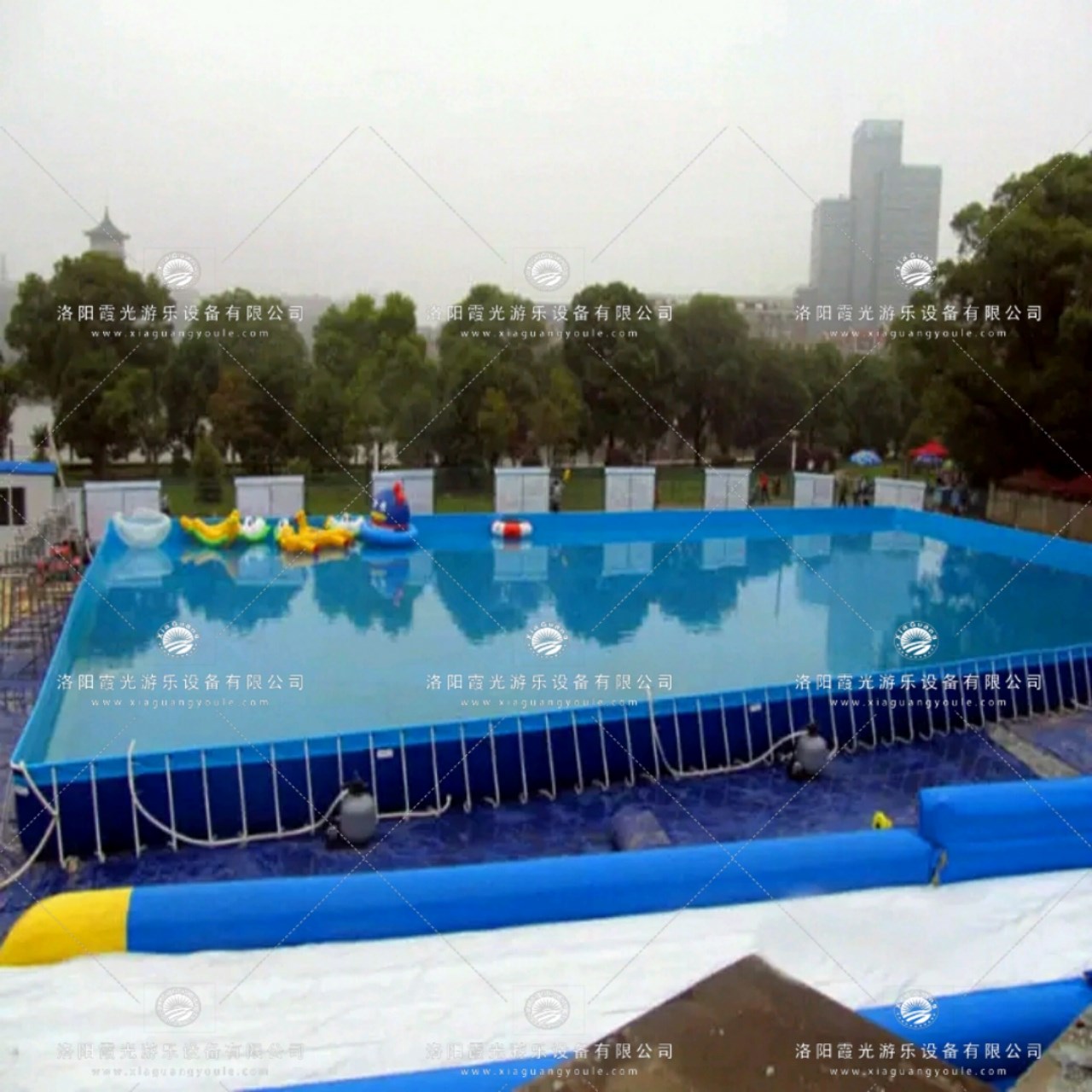 图木舒克大型支架游泳池